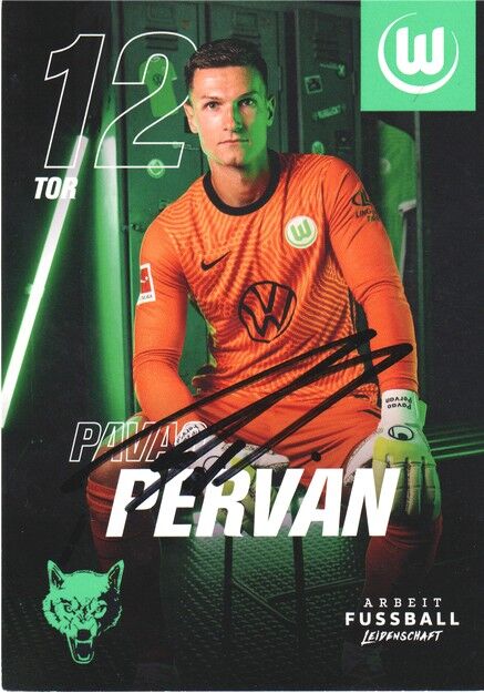 Autogramm Fussball | VfL Wolfsburg | 2021 | Pavao PERVAN