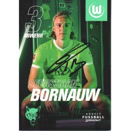 Autogramm Fussball | VfL Wolfsburg | 2021 | Sebastiaan BORNAUW