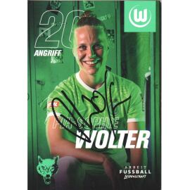 Autogramm Fussball (D) | VfL Wolfsburg | 2021 | Pia-Sophie WOLTER