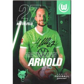 Autogramm Fussball | VfL Wolfsburg | 2021 | Maximilian ARNOLD