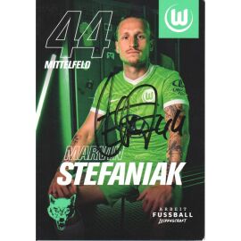 Autogramm Fussball | VfL Wolfsburg | 2021 | Marvin STEFANIAK