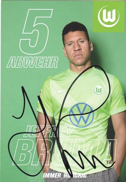 Autogramm Fussball | VfL Wolfsburg | 2020 | Jeffrey BRUMA