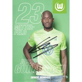 Autogramm Fussball | VfL Wolfsburg | 2020 | Josuha GUILAVOGUI