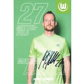 Autogramm Fussball | VfL Wolfsburg | 2020 | Maximilian ARNOLD