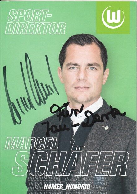 Autogramm Fussball | VfL Wolfsburg | 2020 | Marcel SCHÄFER