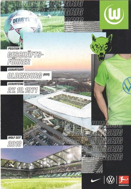 Autogramm Fussball | VfL Wolfsburg | 2020 | Michael MEESKE