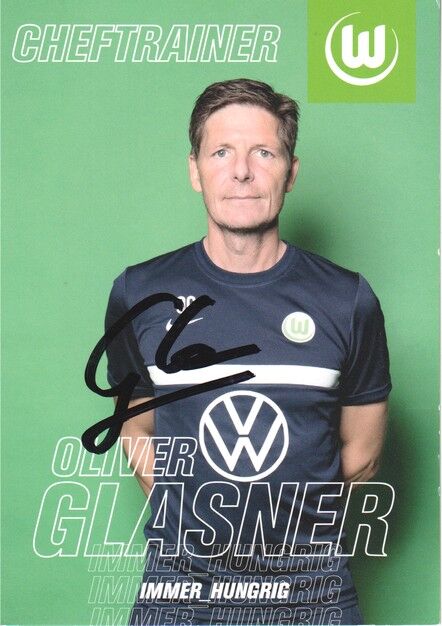 Autogramm Fussball | VfL Wolfsburg | 2020 | Oliver GLASNER