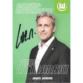 Autogramm Fussball | VfL Wolfsburg | 2020 | Pierre LITTBARSKI
