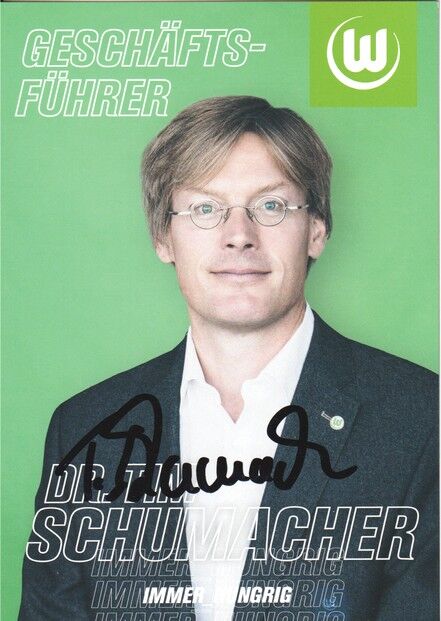 Autogramm Fussball | VfL Wolfsburg | 2020 | Tim SCHUMACHER