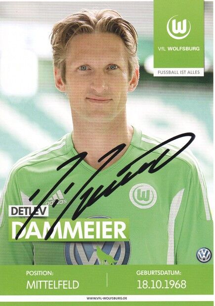 Autogramm Fussball | VfL Wolfsburg | 2010er TM | Detlev DAMMEIER