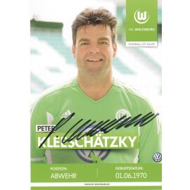 Autogramm Fussball | VfL Wolfsburg | 2010er TM | Peter KLEESCHÄTZKY