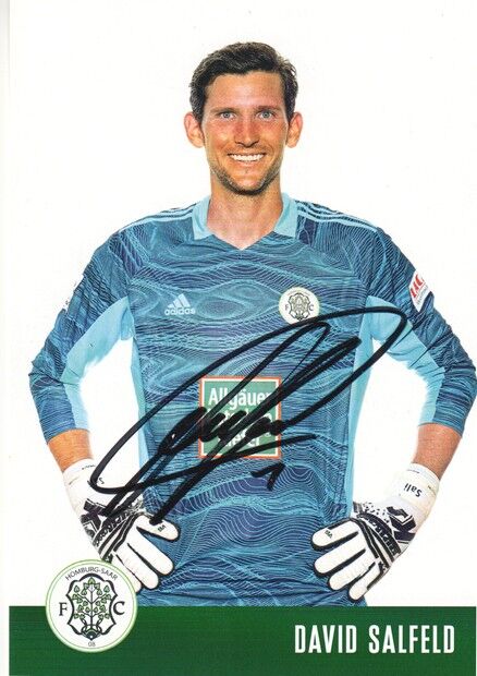 Autogramm Fussball | FC Homburg | 2021 | David SALFELD