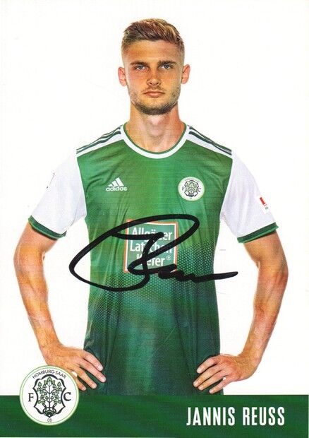 Autogramm Fussball | FC Homburg | 2021 | Jannis REUSS