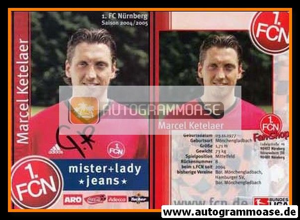 Autogramm Fussball | 1. FC Nürnberg | 2004 | Marcel KETELAER