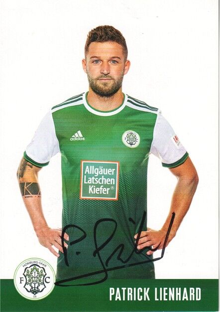 Autogramm Fussball | FC Homburg | 2021 | Patrick LIENHARD