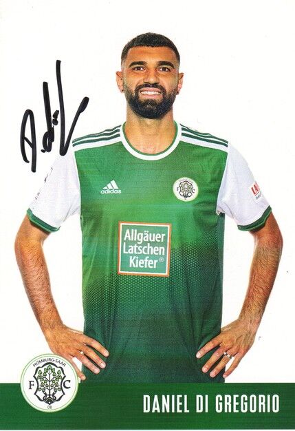Autogramm Fussball | FC Homburg | 2021 | Daniel DE GREGORIO