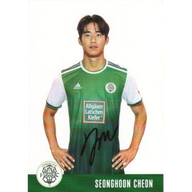 Autogramm Fussball | FC Homburg | 2021 | Seonghoon CHEON