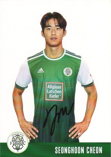Autogramm Fussball | FC Homburg | 2021 | Seonghoon CHEON