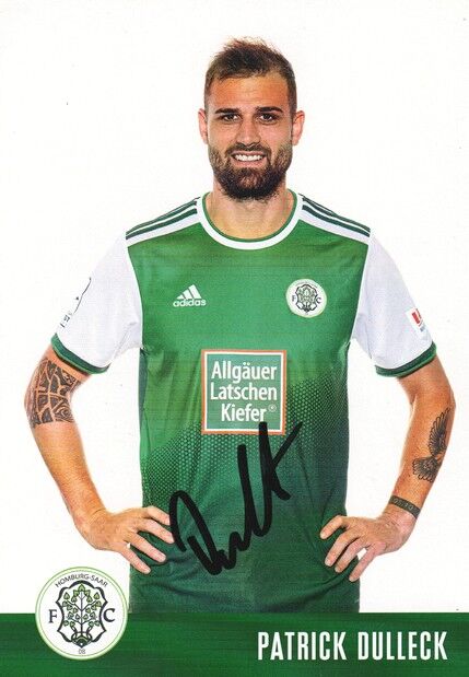 Autogramm Fussball | FC Homburg | 2021 | Patrick DULLECK
