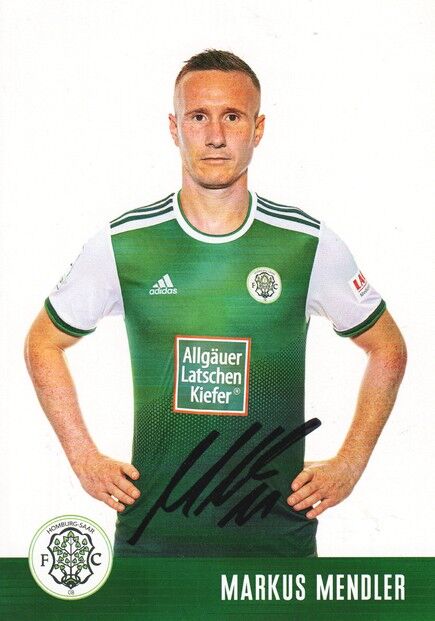 Autogramm Fussball | FC Homburg | 2021 | Markus MENDLER
