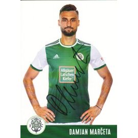 Autogramm Fussball | FC Homburg | 2021 | Damjan MARCETA