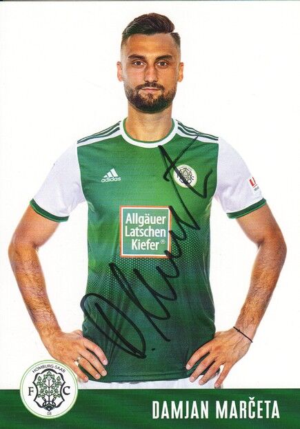 Autogramm Fussball | FC Homburg | 2021 | Damjan MARCETA