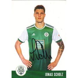 Autogramm Fussball | FC Homburg | 2021 | Jonas SCHOLZ