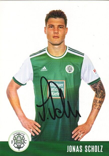 Autogramm Fussball | FC Homburg | 2021 | Jonas SCHOLZ