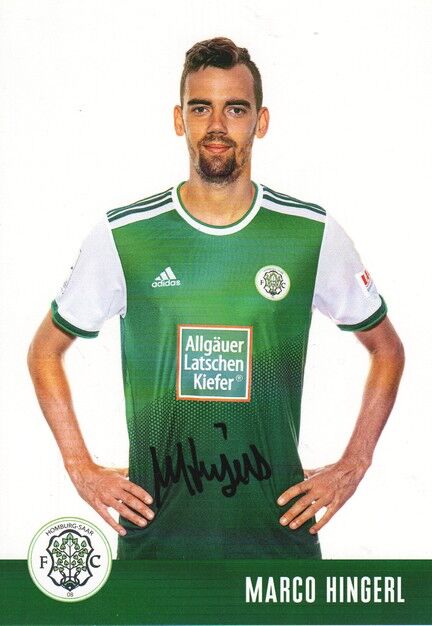 Autogramm Fussball | FC Homburg | 2021 | Marco HINGERL