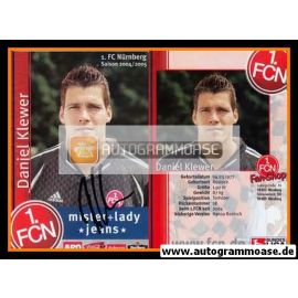 Autogramm Fussball | 1. FC Nürnberg | 2004 | Daniel KLEWER