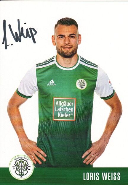 Autogramm Fussball | FC Homburg | 2021 | Loris WEISS