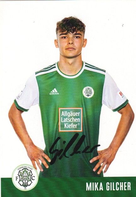 Autogramm Fussball | FC Homburg | 2021 | Mika GILCHER