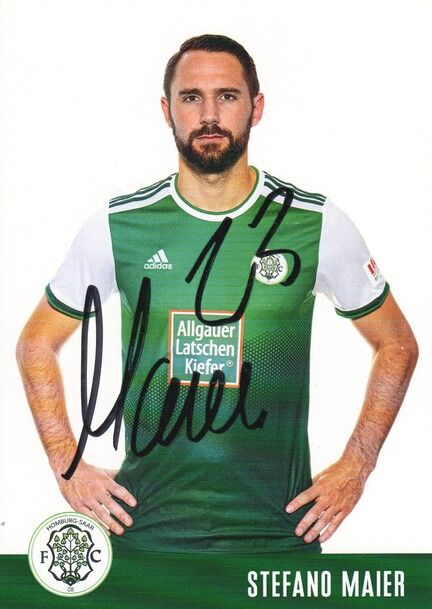 Autogramm Fussball | FC Homburg | 2021 | Stefano MAIER