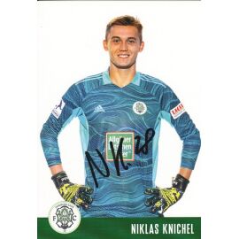 Autogramm Fussball | FC Homburg | 2021 | Niklas KNICHEL