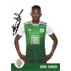 Autogramm Fussball | FC Homburg | 2021 | Abdul SANKOH