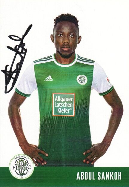 Autogramm Fussball | FC Homburg | 2021 | Abdul SANKOH
