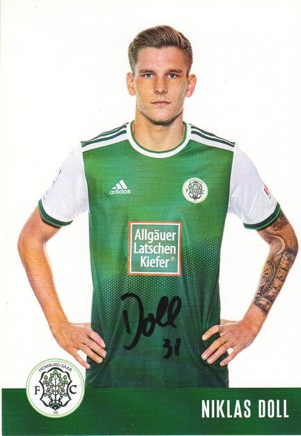 Autogramm Fussball | FC Homburg | 2021 | Niklas DOLL