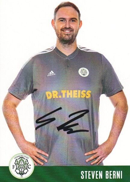 Autogramm Fussball | FC Homburg | 2021 | Steven BERNI