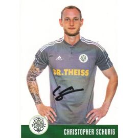Autogramm Fussball | FC Homburg | 2021 | Christopher SCHURIG