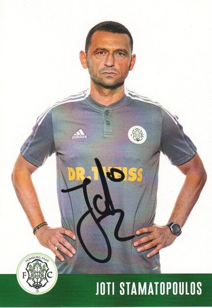 Autogramm Fussball | FC Homburg | 2021 | Joti STAMATOPOULOS