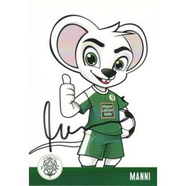 Autogramm Fussball | FC Homburg | 2021 | MAUS MANNI (Maskottchen)