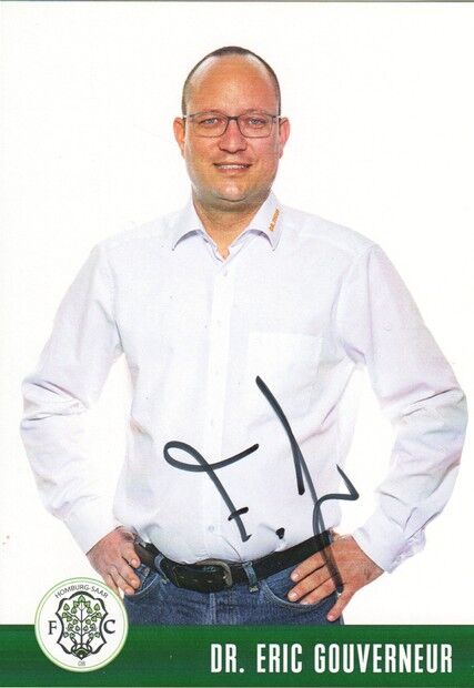Autogramm Fussball | FC Homburg | 2021 | Eric GOUVERNEUR