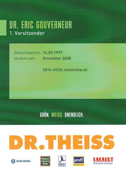 Autogramm Fussball | FC Homburg | 2021 | Eric GOUVERNEUR