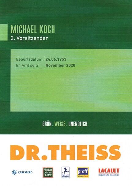 Autogramm Fussball | FC Homburg | 2021 | Michael KOCH