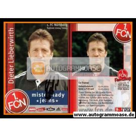 Autogramm Fussball | 1. FC Nürnberg | 2004 | Dieter LIEBERWIRTH