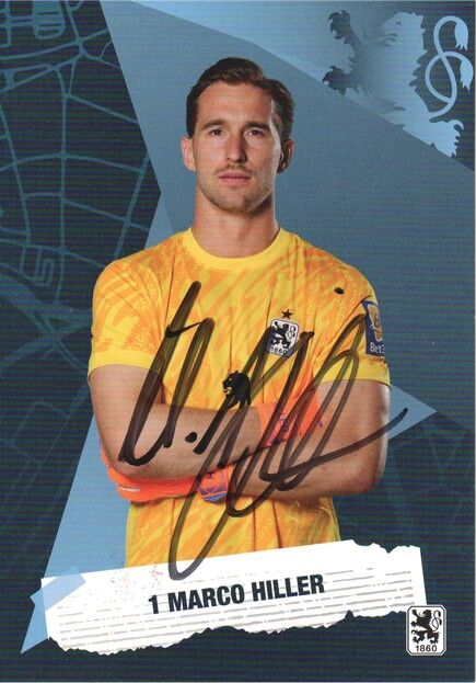 Autogramm Fussball | TSV 1860 München | 2024 | Marco HILLER