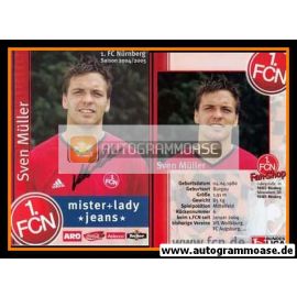 Autogramm Fussball | 1. FC Nürnberg | 2004 | Sven MÜLLER