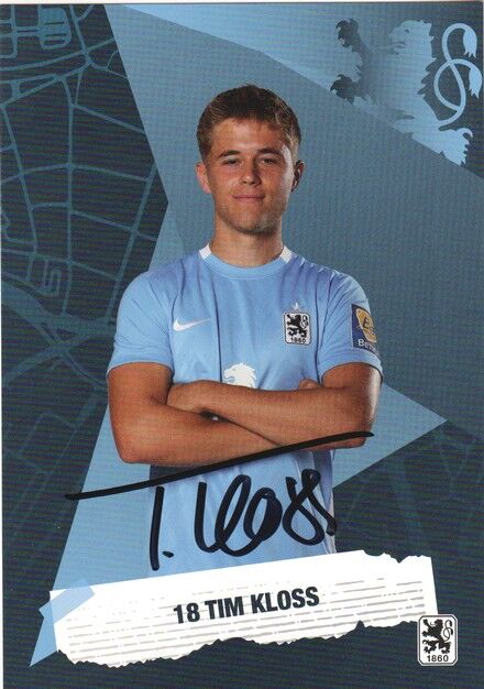 Autogramm Fussball | TSV 1860 München | 2024 | Tim KLOSS