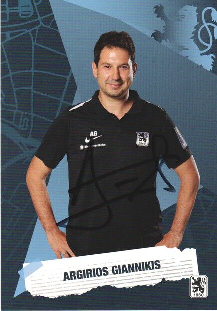 Autogramm Fussball | TSV 1860 München | 2024 | Argirios GIANNIKIS