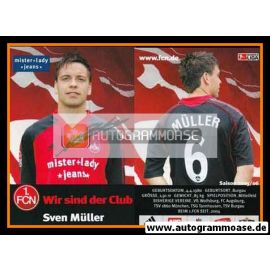 Autogramm Fussball | 1. FC Nürnberg | 2005 | Sven MÜLLER